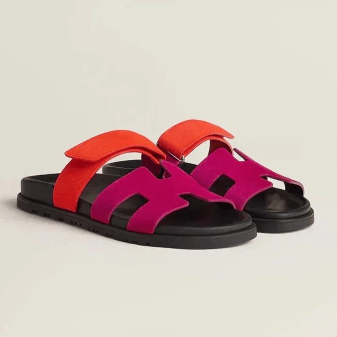 HERMANY - Eleganckie sandały designerskie