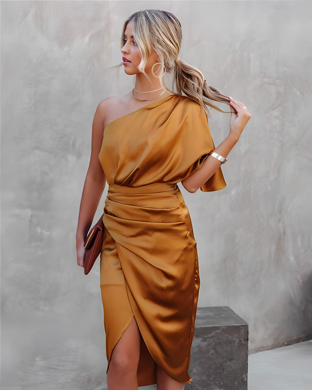 Valentina | Elegancka wieczorowa sukienka z jedwabiu
