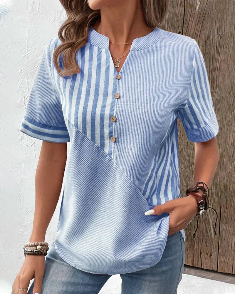 Kendall | Casual Striped Blouse