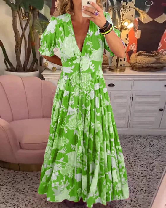 Izara | Sukienka maxi Soft Grace z lejącym krojem