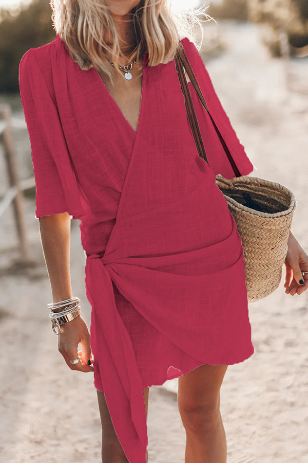 Isaline - Casual Wrap Sukienka