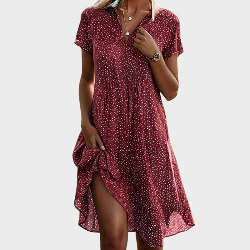 HEIDI - KREACJA MIDI W KROPKI Z RETRO UROKIEM