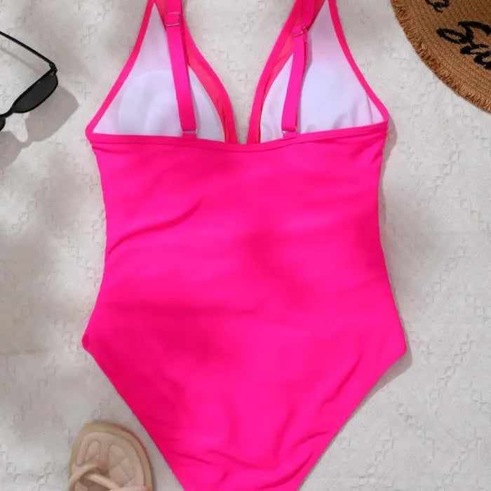 💥Ostatni Dzień Specjalnej Wyprzedaży 49% ZNIŻKI💃 Damski Kostium Kąpielowy z Kontrastową Siatką