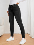 Mila | Damskie jeansy slim fit z wysokim stanem