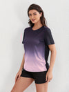 Sophie | Kobiece sportowe T-shirt w kolorach ombre