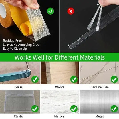 Super Sticky - Odporny Przezroczysty Taśma