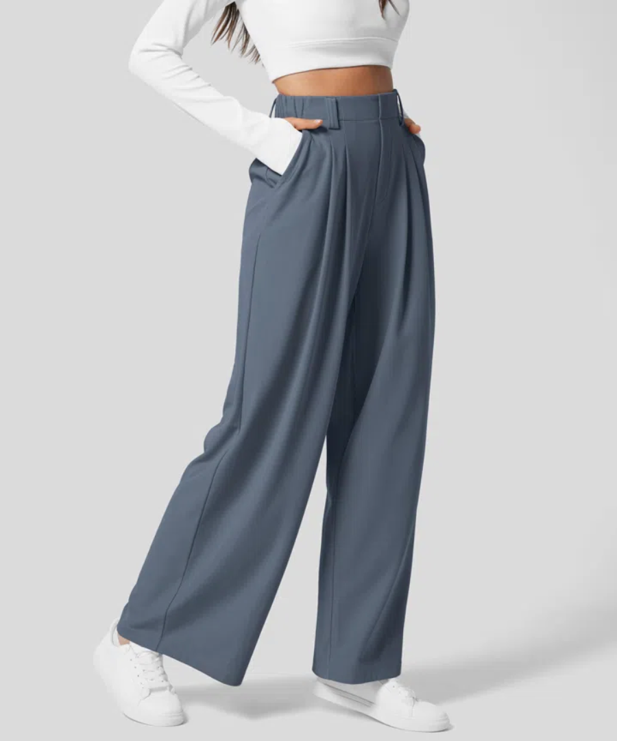 ALDEN™ - Eleganckie Spodnie z Wysokim Stanem