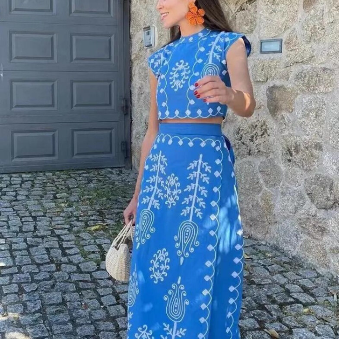 SURI - 2-CZĘŚCIOWY ELEGANCKI ZESTAW LETNI