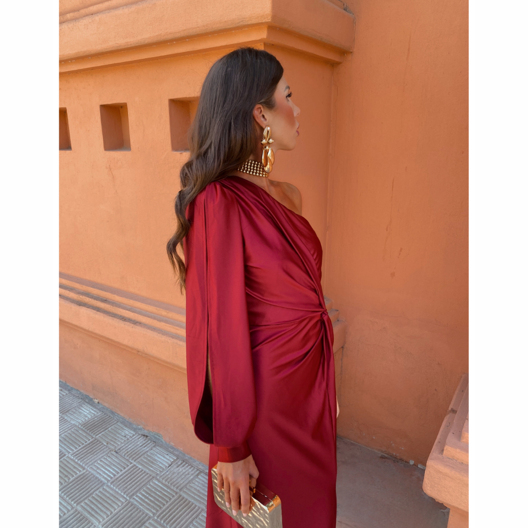 Laiza | Elegancka Sukienka Koktajlowa Midi – Ponadczasowy Styl