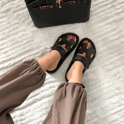 HERMANY - Eleganckie sandały designerskie