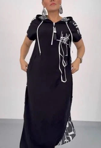 Długa Stylowa Sukienka