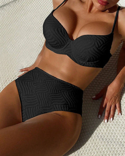 Bikini Sexy Kolorowy Push-Up