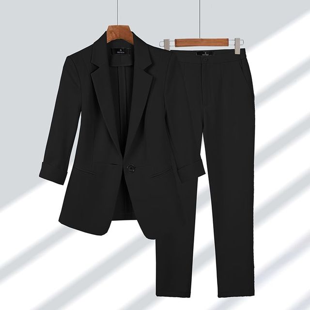 Fleur | Elegancki damski blazer i zestaw spodni