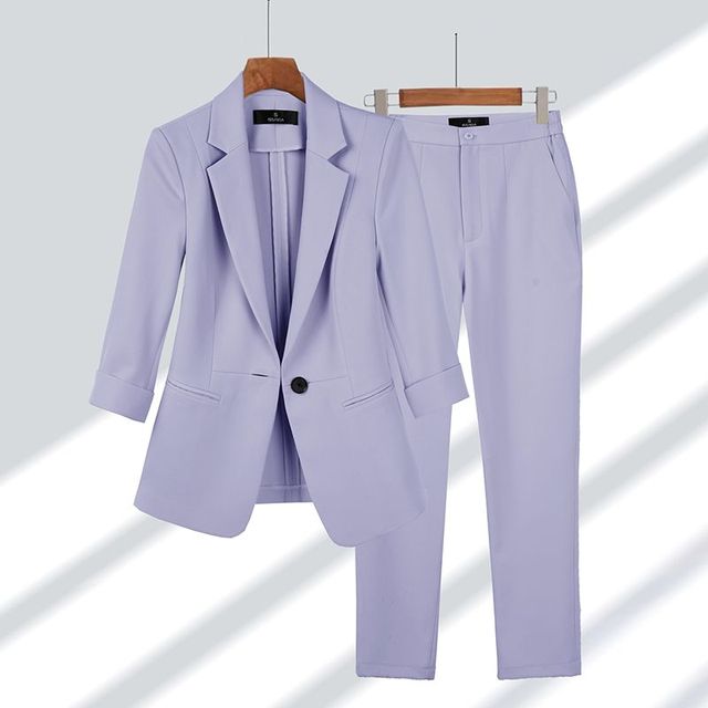 Fleur | Elegancki damski blazer i zestaw spodni