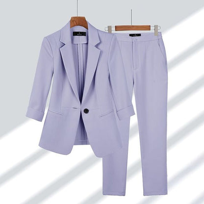 Fleur | Elegancki damski blazer i zestaw spodni