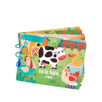 BusyBook Sensoryczna Przygoda | Książka sensoryczna dla dzieci