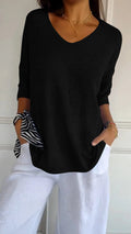 Anna - Sweter z dekoltem w serek