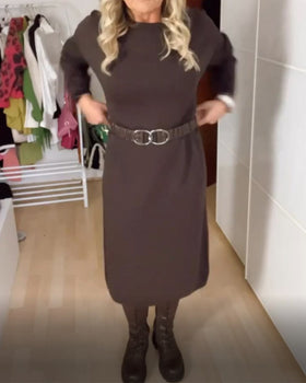 Casual Sukienka z okrągłym dekoltem