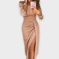Lena - Elegancka Sukienka Off-Shoulder