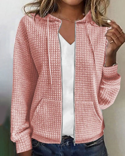 Monique | Casual kamizelka z kieszeniami i sznurkami