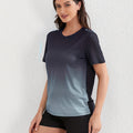 Sophie | Kobiece sportowe T-shirt w ombre kolorach
