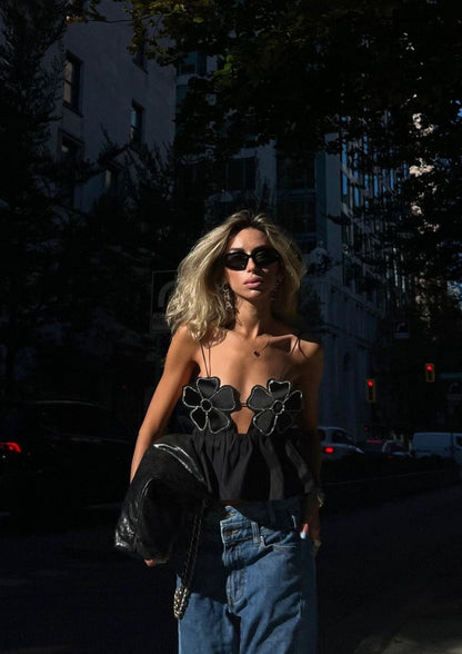 Top Arabella Czarny