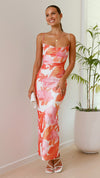 Ashley - Kwiatowa Sukienka Maxi