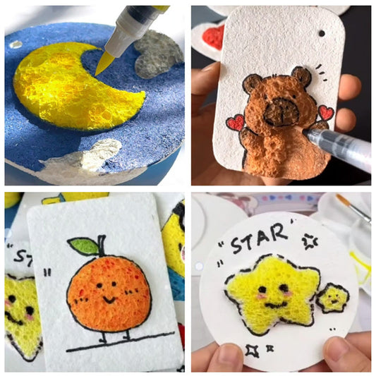 3D Canvas - Zestaw Malarski z Magiczną Gąbką