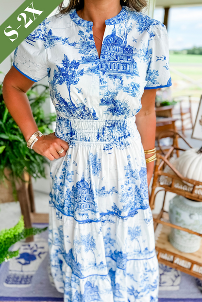 Eliza | Klasyczna Maxi w Toile