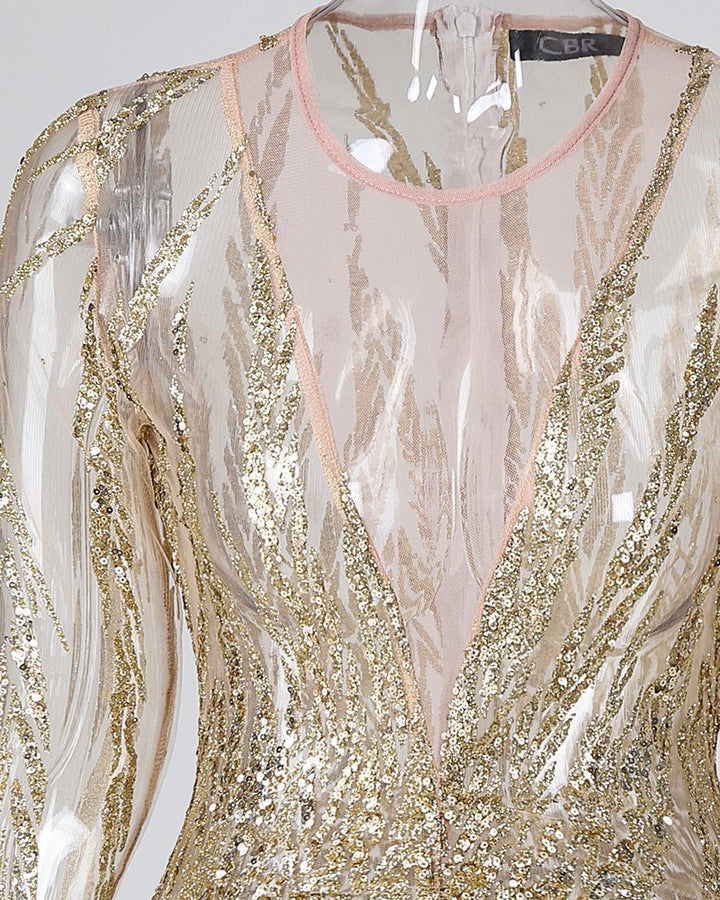 Isabel | Sukienka bodycon z cekinami dla kobiet