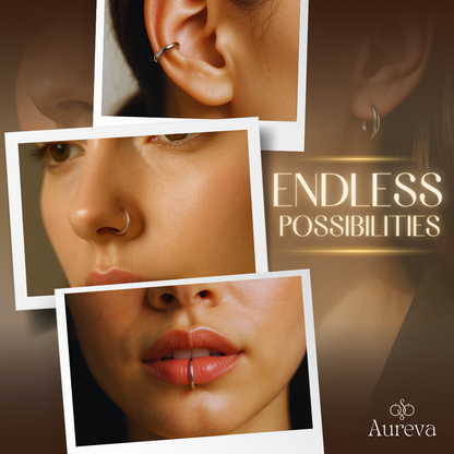 Aureva – Zwijane Kolczyki Komfortowe