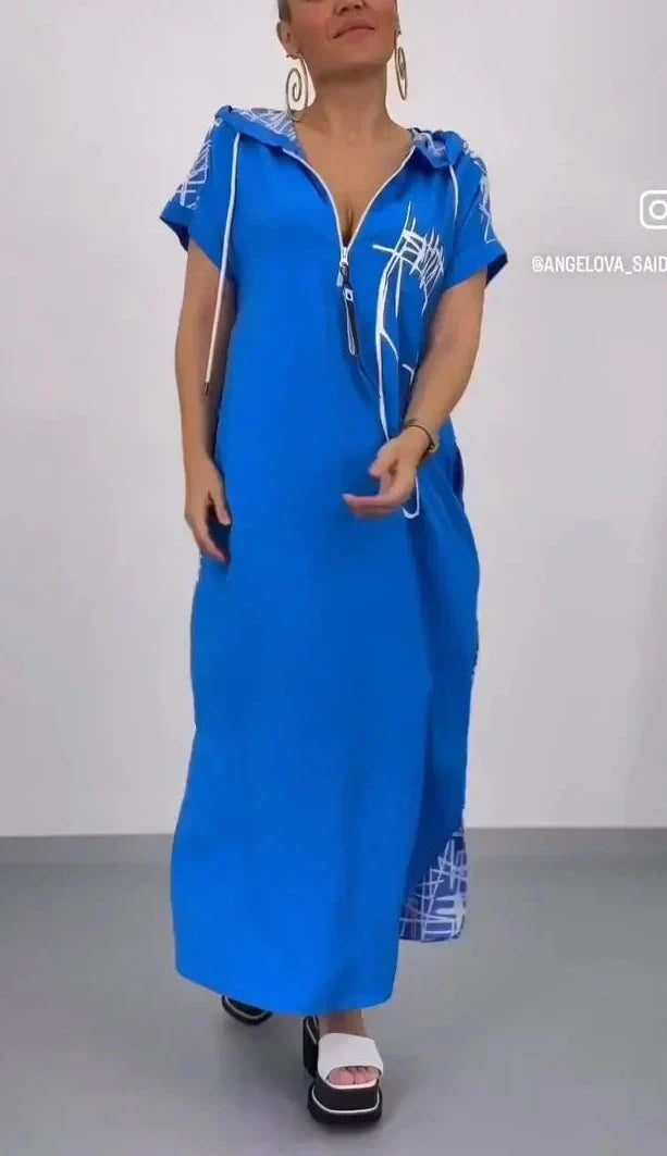 Długa Stylowa Sukienka