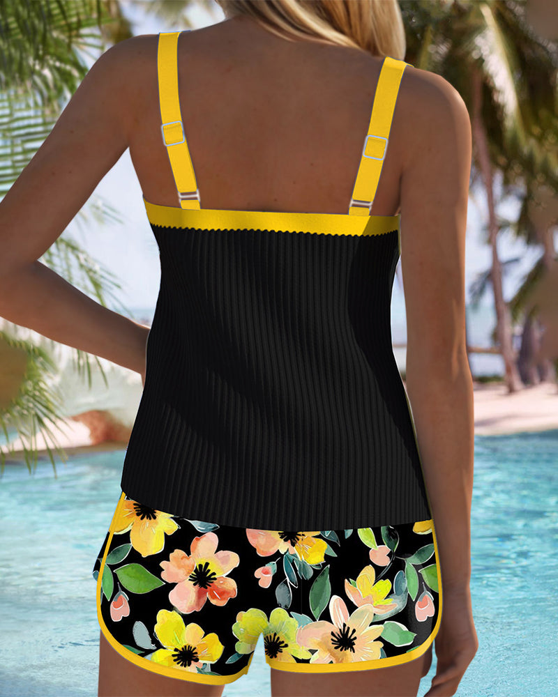 Tankini spodnie plażowe dwuczęściowe