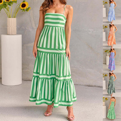 Sukienka Maxi Coastal Vibes – Komfort i Kolor w Jednym