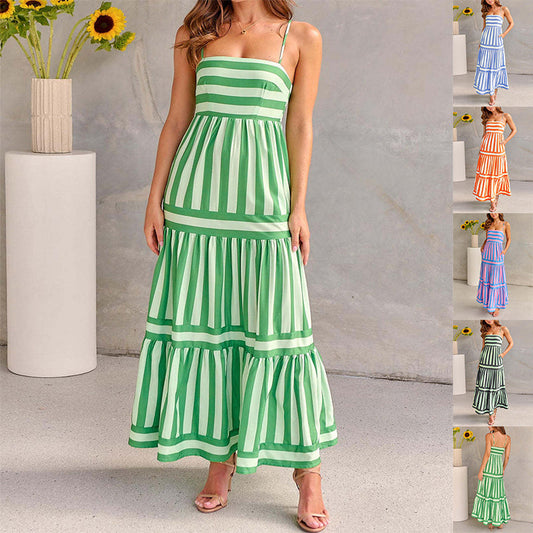 Sukienka Maxi Coastal Vibes – Komfort i Kolor w Jednym