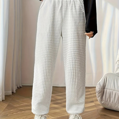 Emma | Casual wafelowe spodnie treningowe damskie