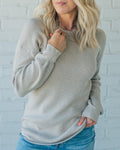 Sweter w jednolitym kolorze