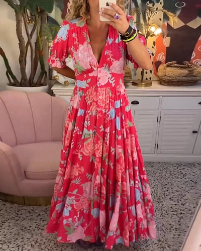 Izara | Sukienka maxi Soft Grace z lejącym krojem