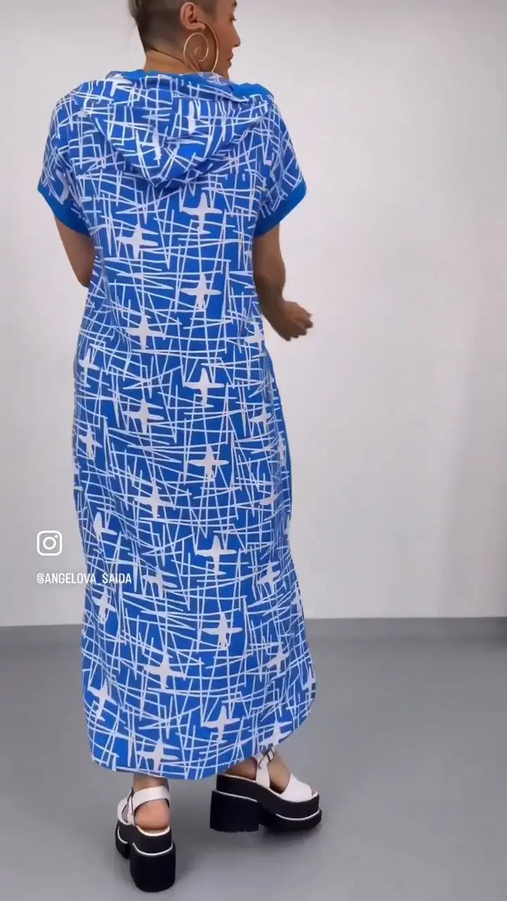 Długa Stylowa Sukienka