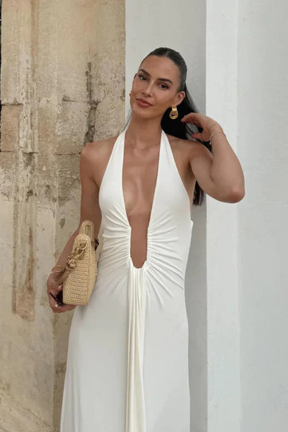 Valeria | Suknia Maxi z Cupro