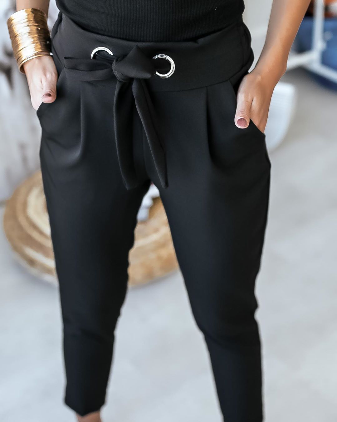 Claudia | Eleganckie spodnie z wysokim stanem