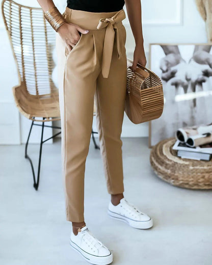 Claudia | Eleganckie spodnie z wysokim stanem