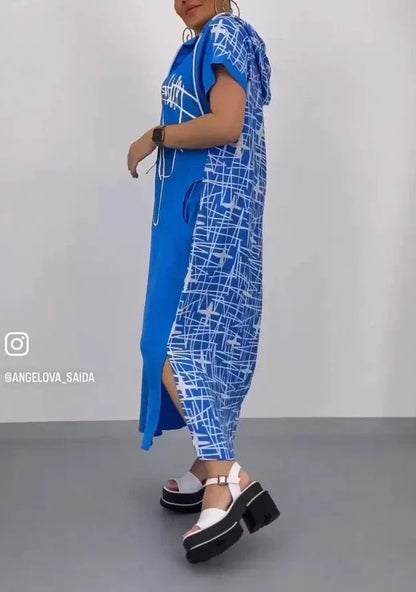 Długa Stylowa Sukienka