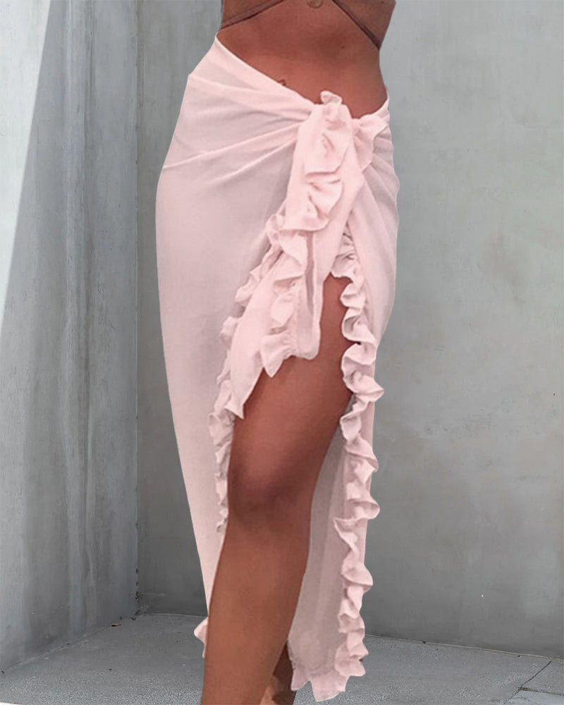 Jednolita falbaniasta okładka