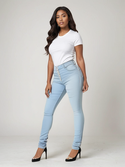 Megan™ Wysoka Skinny
