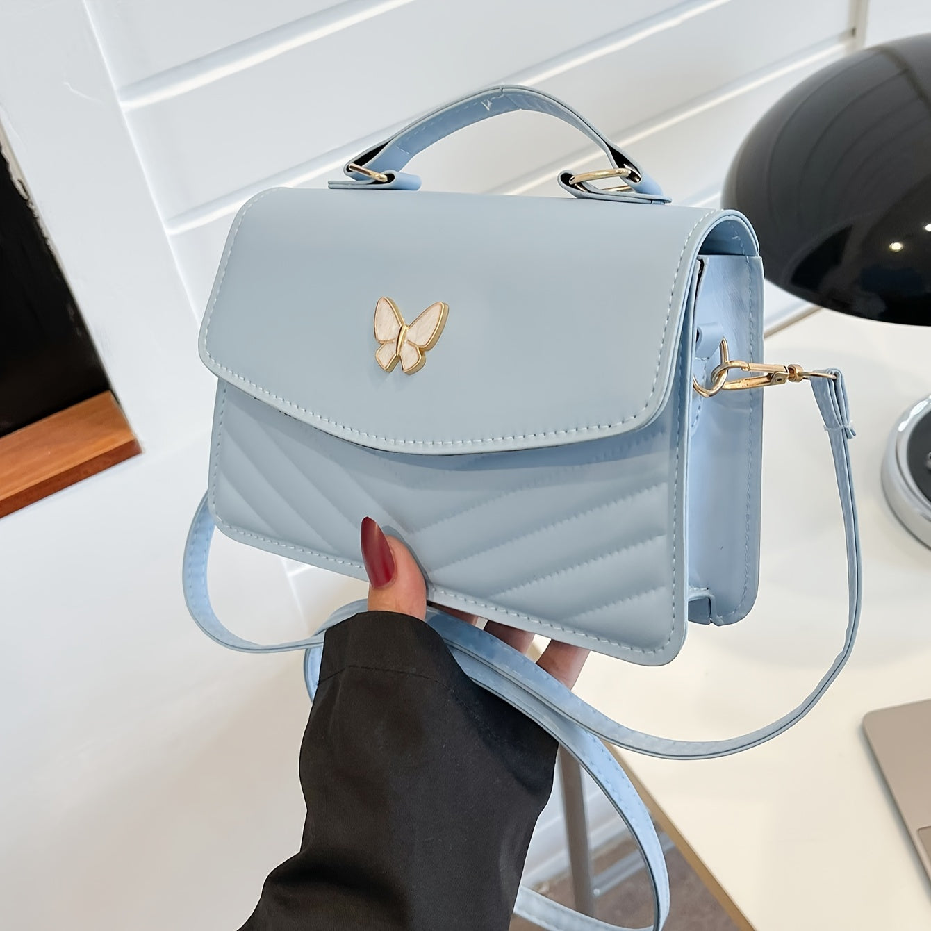 Sophie | Modna torebka na ramię i crossbody w jednolitym kolorze