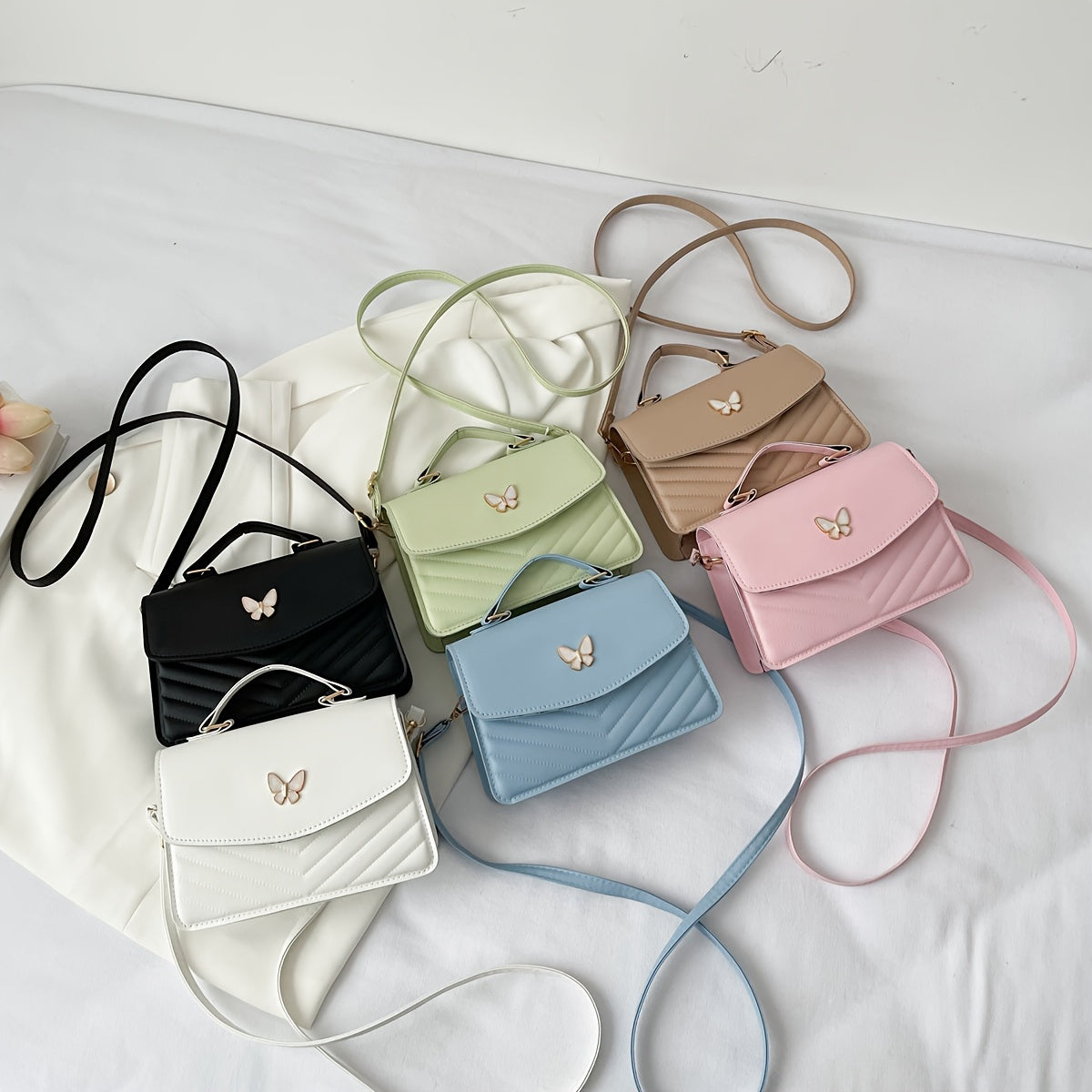 Sophie | Modna torebka na ramię i crossbody w jednolitym kolorze
