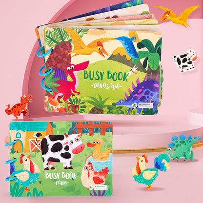BusyBook Sensoryczna Przygoda | Książka sensoryczna dla dzieci