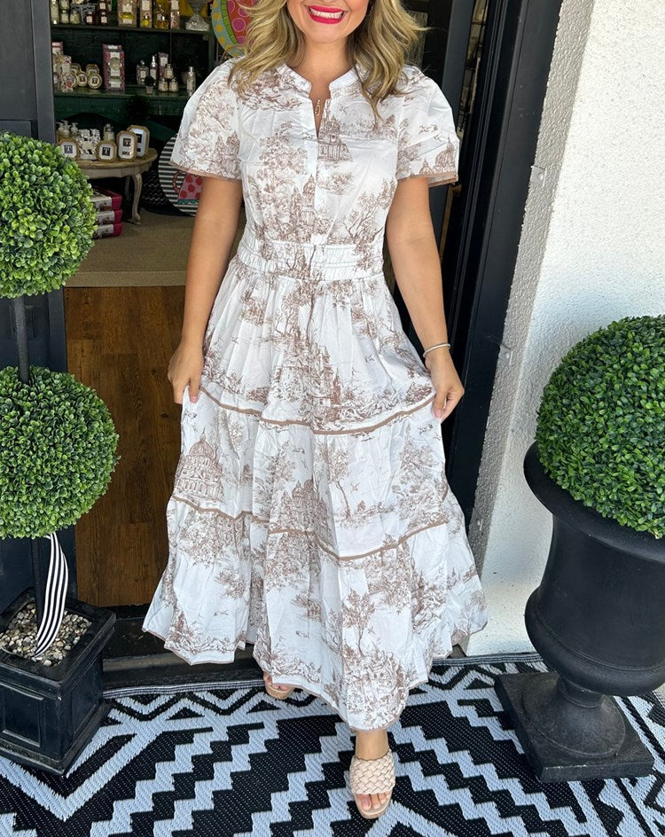 Eliza | Klasyczna Maxi w Toile