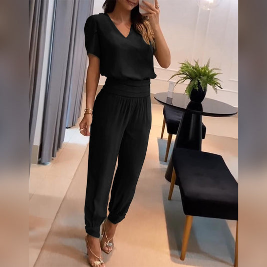 Lauren | Stylowy drukowany kombinezon